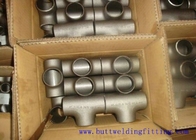 seamless Stainless Steel Tee , single slit pipe wall thickness 1 / 2 " NPS Sch5S to 24"OD x30mm