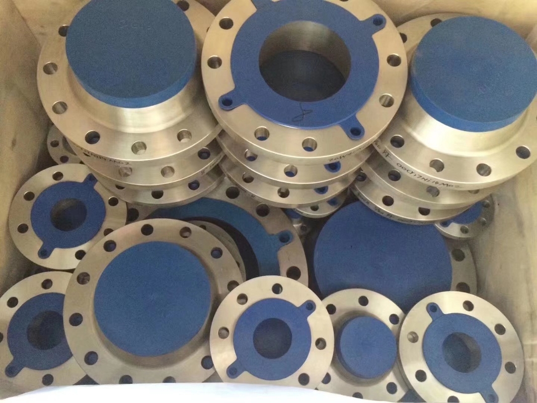 FLANGE, WELDING NECK, CARBON STEEL MATERIAL, STANDARD AND GRADE ASTM A 105, TYPE OF OUTDOOR FACE, NOMINAL DIAMETER PIPE