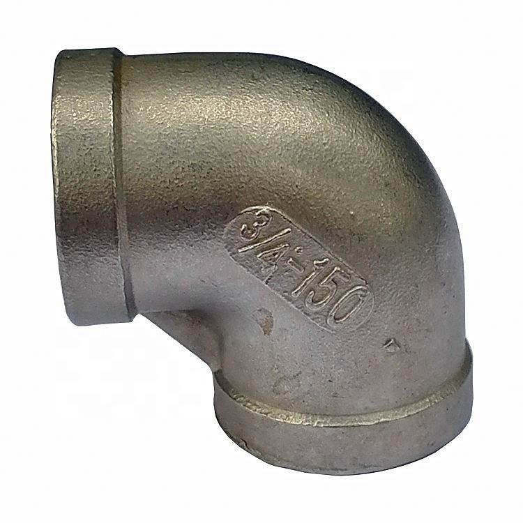 Asme B16.9 SS 304 316L Butt Weld 45/90/180 Deg Elbows Stainless Duct Weld Pipe Fittings