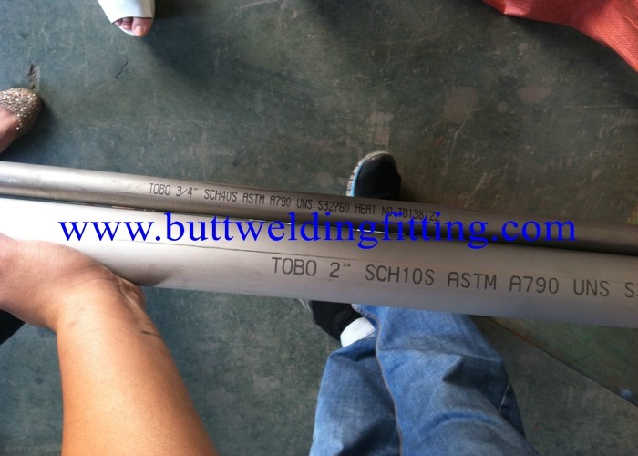 S32750 ASME A789 A790 A450 A530 Duplex Stainless Steel Pipe For Industry