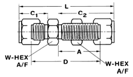 L'acier d'ASME B16.11ASTM A403 WP306L a forgé l'UNION 3000LB de Stainlesss de garnitures
