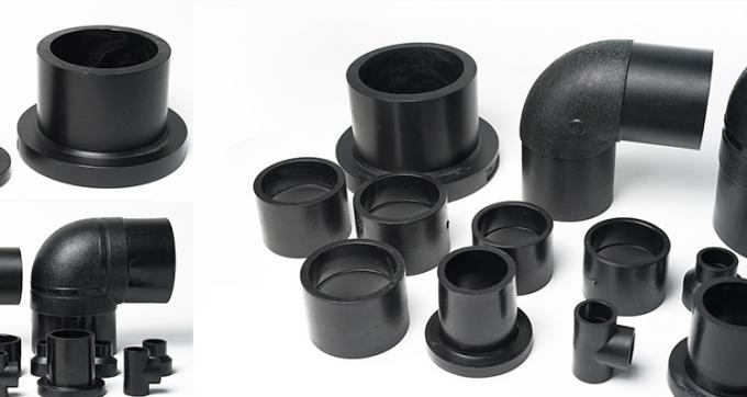 Connecteur droit de HDPE 4 pouces de 25mm de prise de soudage bout à bout soudant des garnitures de tuyau du HDPE Pn16 0