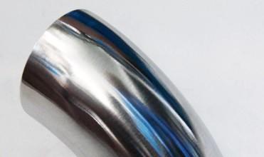 90 degrés hygiéniques de tuyau sans couture d'acier inoxydable de garnitures de soudage bout à bout coude de 120 degrés 2