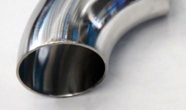 90 degrés hygiéniques de tuyau sans couture d'acier inoxydable de garnitures de soudage bout à bout coude de 120 degrés 0