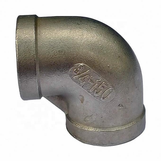 Degré 316L soudé bout à bout d'Asme B16.9 solides solubles 304 le 45/90/180 écarte les garnitures d'un coup de coude de tuyau inoxydables de soudure de conduit 0
