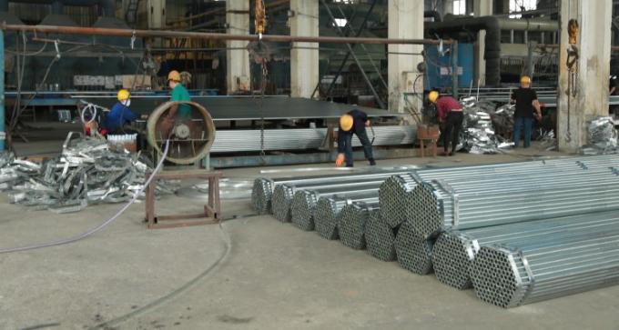 Le rond d'échafaudage de construction de GI de Hot Dip de fabricant a soudé le tuyau d'acier pré galvanisé