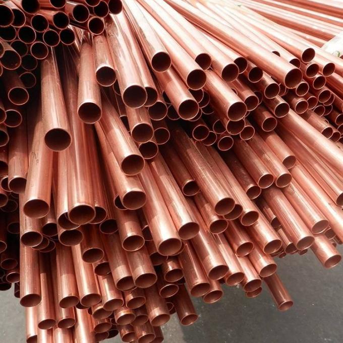 Tube d'en cuivre de nickel d'ASTM B111 C70600 utilisé pour le climatiseur 3