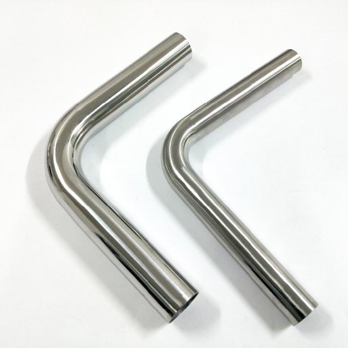 tuyau de coude d'échappement d'acier inoxydable de 127mm 90 degrés 5 pouces adaptés aux besoins du client 1