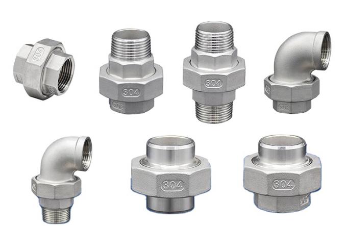 derni&egrave;res nouvelles de l'entreprise Pipe Fitting Union forg&eacute; ASME B16.11 classe 3000 SS304 SS316L Union plate conique &agrave; filetage f&eacute;minin en acier inoxydable  4