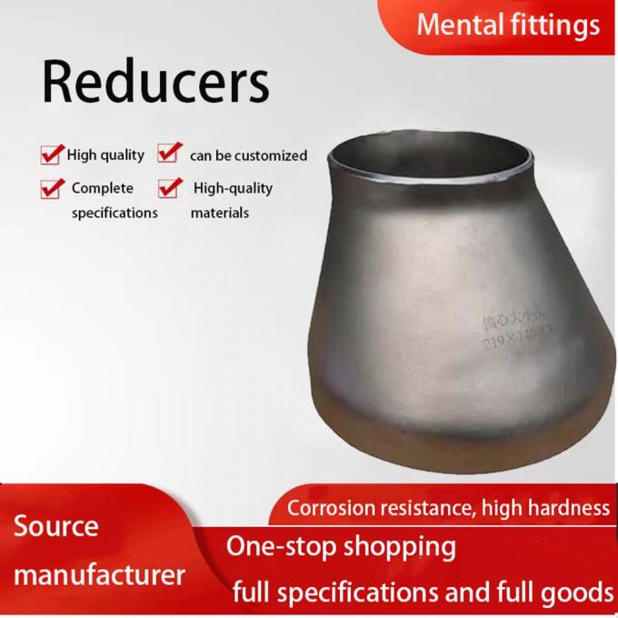 METAL Fabrique de fourniture de raccords de tuyaux de soudage à bout de main Réducteur concentrique UNS S31803 Duplex raccords de tuyaux en acier inoxydable 2 "X 1" SCH40S 2