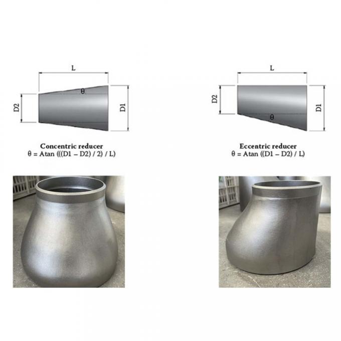 TOBO ASTM A420 GR WPL6 SMLS LTCS DN80xDN50 Sch 40 Réducteur excentrique 2
