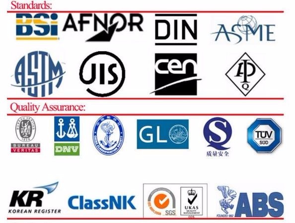 L'acier au carbone ASTM A105 est utilisé pour les lunettes. 3