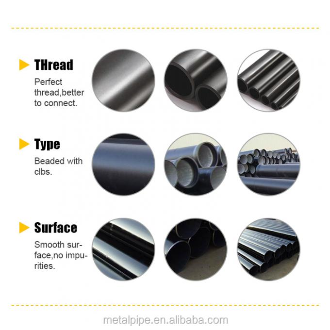 Pipe métallique en acier inoxydable 304/316 de haute qualité 0