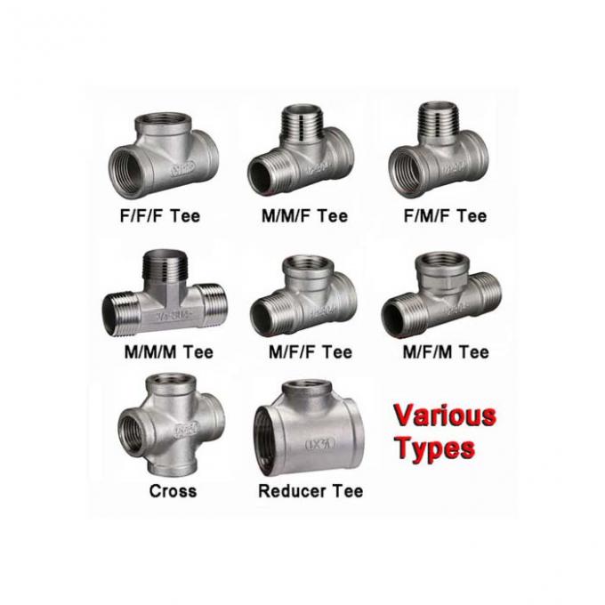 ASME B16.9 TR TEE égal à TEE 1/8" à 60" en acier inoxydable laminé au sable 3