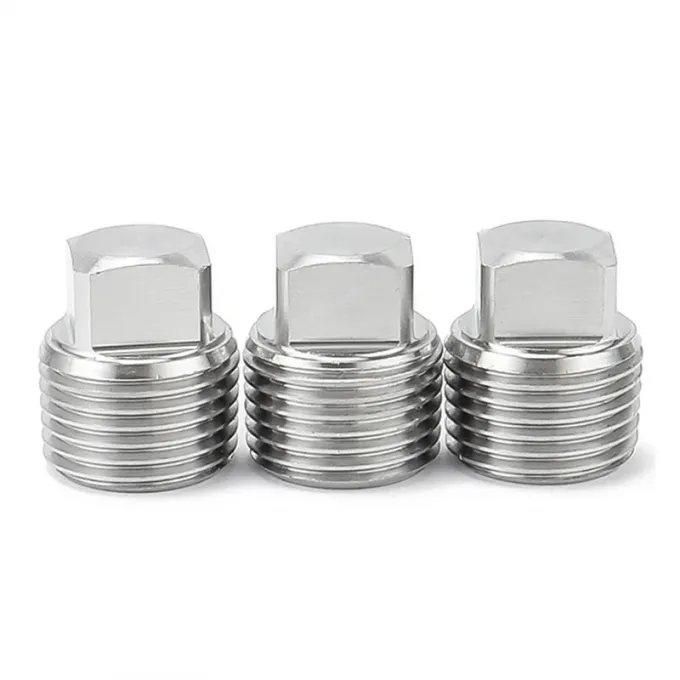 METAL de haute qualité 304 tuyau en acier inoxydable raccordement tête carré solide prise 1/2/3/4/6 points NPT1/2 5