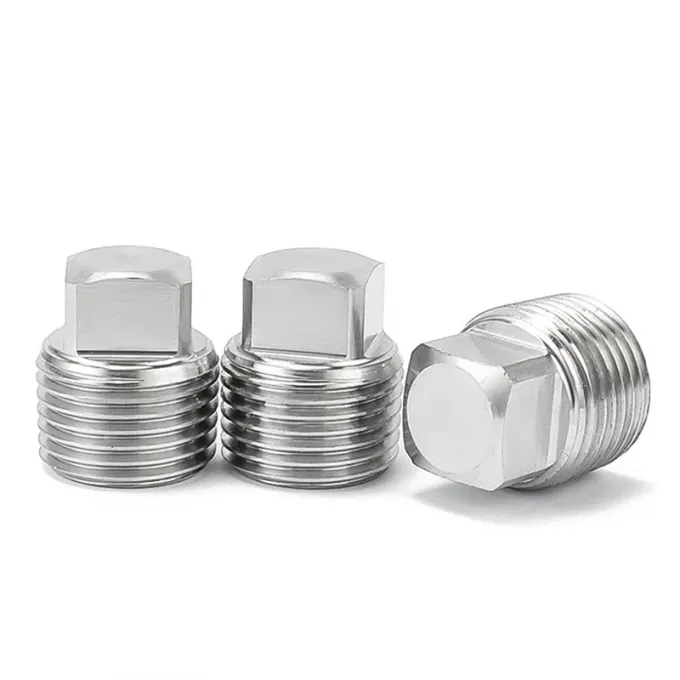 METAL de haute qualité 304 tuyau en acier inoxydable raccordement tête carré solide prise 1/2/3/4/6 points NPT1/2 6