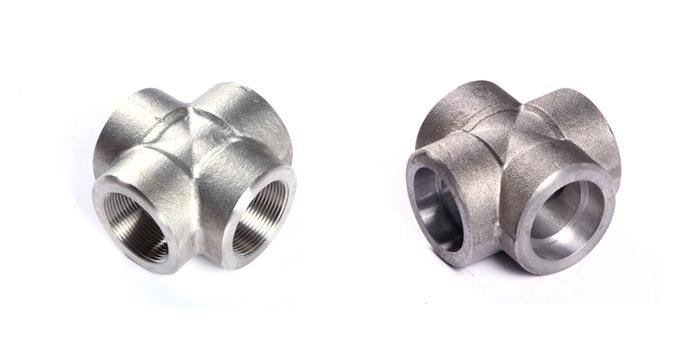 METAL Prix d'usine en acier inoxydable 304 201 316 Pipe Fitting Femme fil croisé 4 voies croisées NPT Bspt Bspp 1