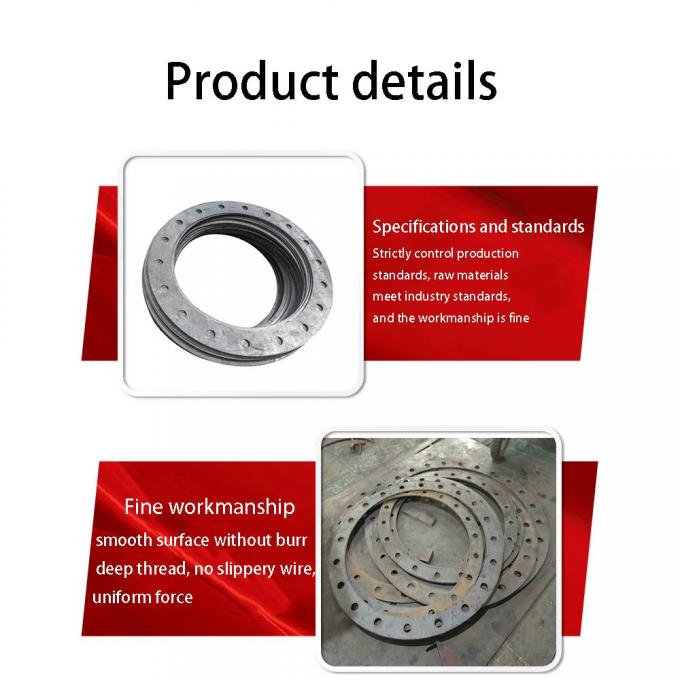 METAL CHINA WN SO BL Pipe en acier inoxydable / en acier au carbone avec extrémités de bride en aluminium 7