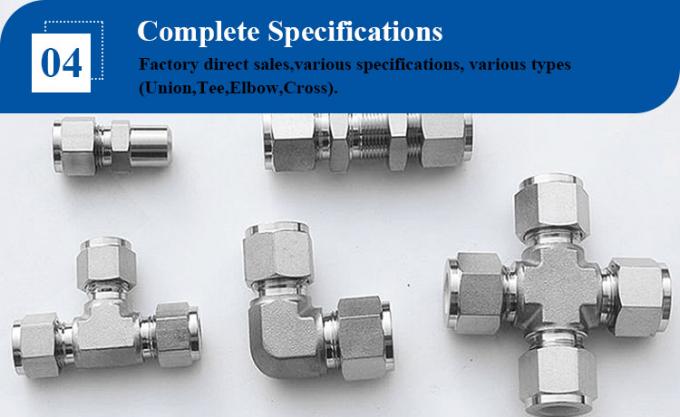 Tissu en acier inoxydable WP304L WP316L Tissu équivalent SCH STD Tissu fileté 3