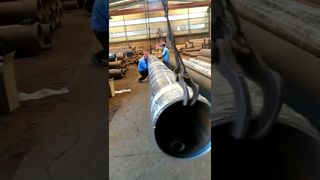 Processus de manutention de gros tuyaux galvanisés