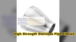 Premium Stainless Steel Butt Weld Elbow Pipe Fittings