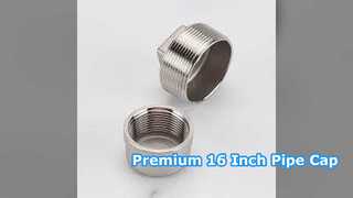 Chapeau inoxydable de tuyau d'acier d'ASTM A403 WP304 16 pouces Sch 120