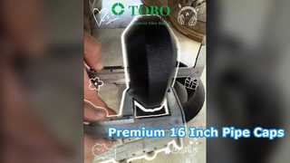 Chapeau inoxydable de tuyau d'acier d'ASTM A403 WP304 16 pouces Sch120