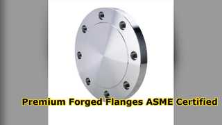 Brides en acier forgé haute pression certifiées ASME