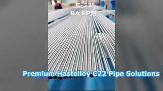 Tuyau Hastelloy C-22 EP/BA