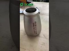 Raccord de tuyau soudé bout à bout sans couture du réducteur concentrique 304/316L d'acier inoxydable d'ASME B16.9
