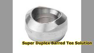 Té barré en acier super duplex 6 pouces SCH80 ASME B6