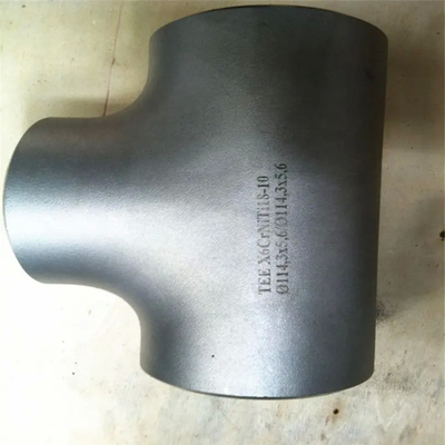 Asme b16.9 schedule 40 steel pipe fittings tee pipe reducing tee stainless steel dn100 equal tee 304