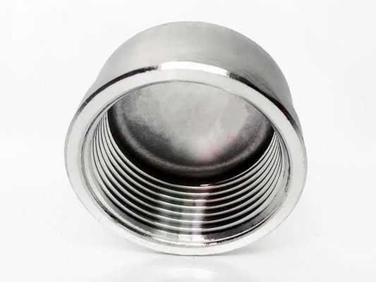 THD Round Cap Threaded Fitting Forged Pipe Fitting NPS 1/8" -NPS 4"  ASTM A105 ASTM A182 F304/F304L, F316/F316L ASME B16.11ASTM A105/A182/A350