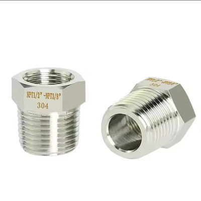 Custom Forged Socket Weld Pipe Fittings Stainless Steel Bushings Industrial Connector