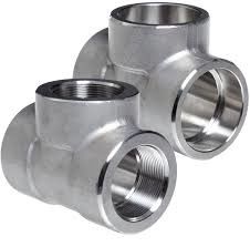 Equal Tee Chemical Galvanized Quenching And Tempering Forged Pipe Fittings