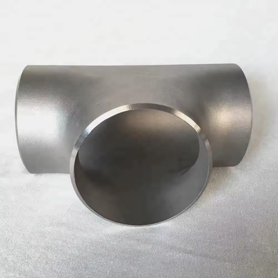 ASME B16.9 Barred Tee Butt Weld SCH 80 Stainless Steel Corrosion Resistant Fitting