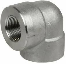 ASTM A105/A182 Forged Elbow, 2000LB-9000LB Threaded/Socket-Weld Fitting 100% PMI Tested