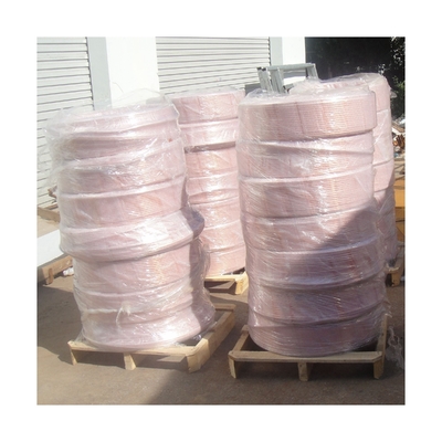 Pancake Coil Copper Tube / Copper Pipe Tube 99 9 Cu Copper for Air Conditioner