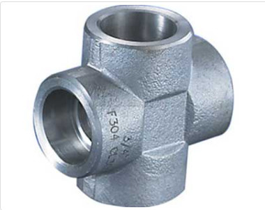 Cross 1" 3000# Forged Stainless Steel 316L Socket Weld Fitting