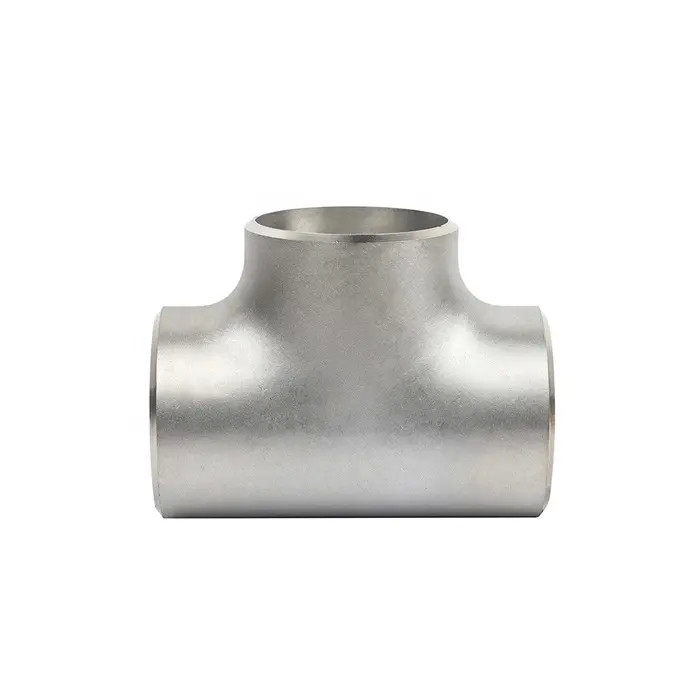 Hot selling Sanitary Stainless SteelButt-Welding Steel Pipe Stainless Equal Tee Pipe Fittings