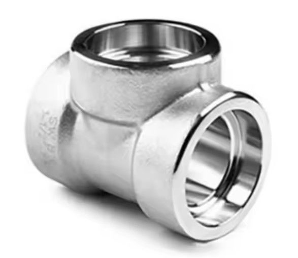 High Yield Stainless Steel Tee with 3000 Psi Pressure Rating