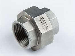 Custom Pipe Connectors Stainless Steel 304 Threaded Pipe Fittings Plumbing Stainless Pipe BSPT Thread Female Union
