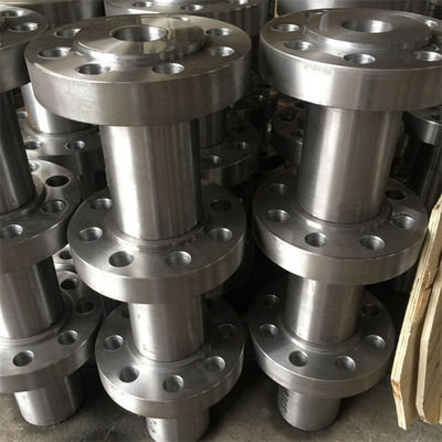 Customized RF Class 600 ASTM A182 F304 Steel Flange Long Weld Neck Flange ASTM B16.5 1/2" Stainless Steel Flange