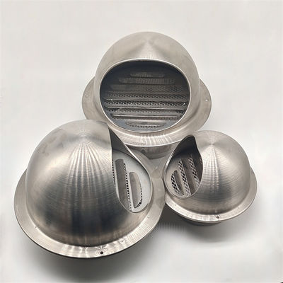 6" Stainless Steel Round Kitchen Wall Exhaust Waterproof Ventilation Mushroom Pipe Air Vent Cap Cover