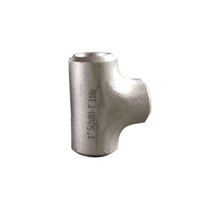 Welsure Stainless steel B16.9 butt-weld ends tee stainless steel tube fittings