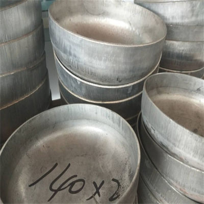 Polished Finish Stainless Steel Pipe Cap With Welded Connection For Wooden Case Package