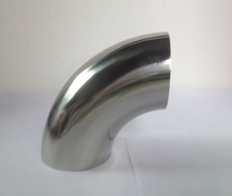 Pipe sans soudure en acier inoxydable 316SS 304SS en bout de rouleau à 90 degrés, rayon long, coude