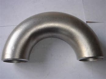 WELD DIN SMS ISO Sanitary 304 316L Stainless Steel 180 Degree Elbow