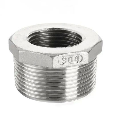 Custom metal stainless steel left hand thread flange bushing