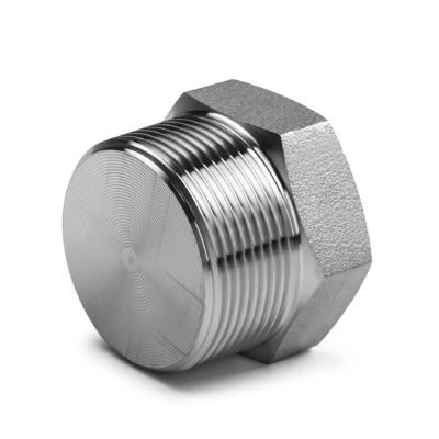 Forged Pipe Fittings Threaded Hex Plug ASTM A815 UNS S32202 Duplex Stainless Steel ASME B16.11